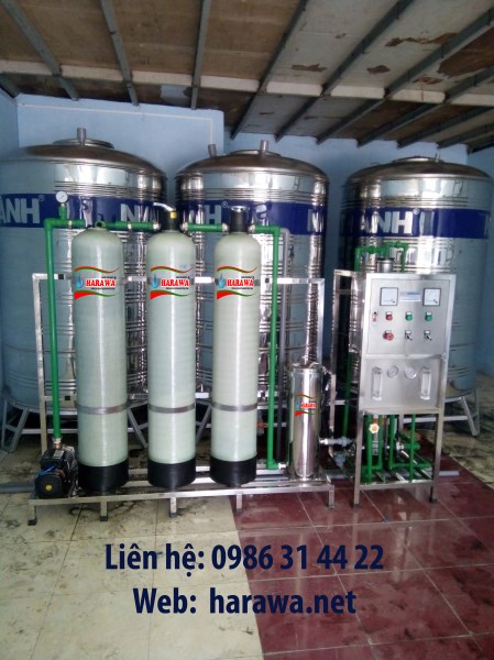 Hệ thống lọc nước đóng bình 5000l/h